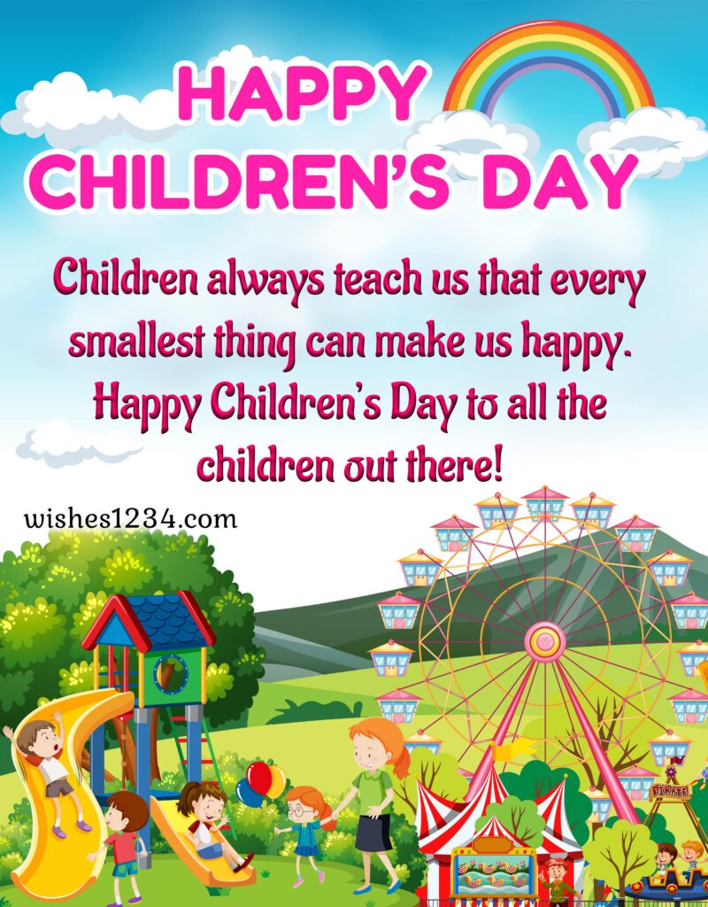 Children's Day Status image.