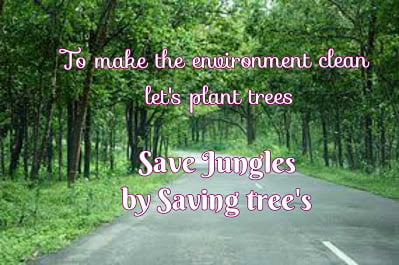 Save earth by saving forest, World environment day quotes.