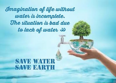 Save water save earth image, World e