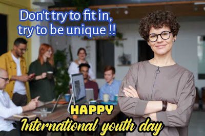 Youths in office gossiping, International youth day.