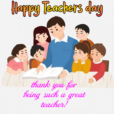 Teacher teaching to group of students, Happy Teachers Day | Teachers day Quotes.