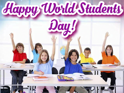 Students in class, World Students Day | Abdul Kalam Quotes.