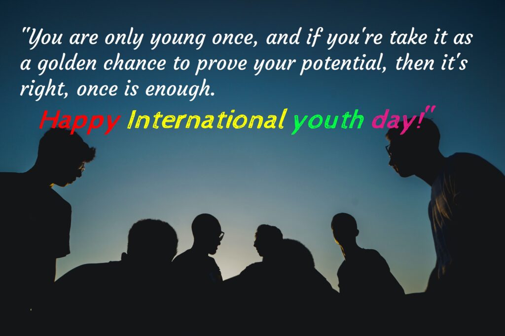 Youths gathering, International youth day.