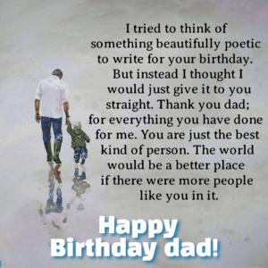Happy Birthday Dad - wishes1234