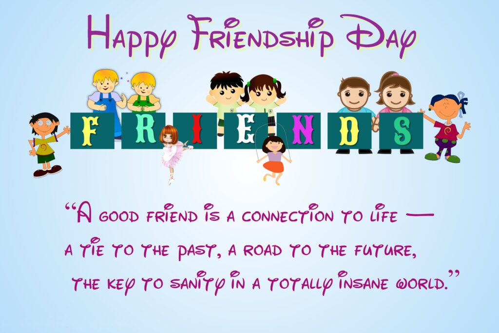 Kids holding friendship boards, Friendship quotes | Happy Friendships Day.