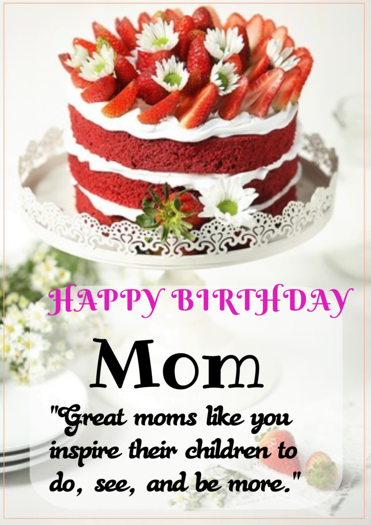 Orange colour cake, Happy birthday Mom.