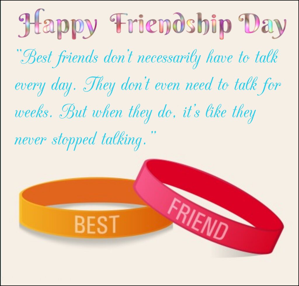 Red and orange friendship bands, Friendship quotes | Happy Friendships Day.