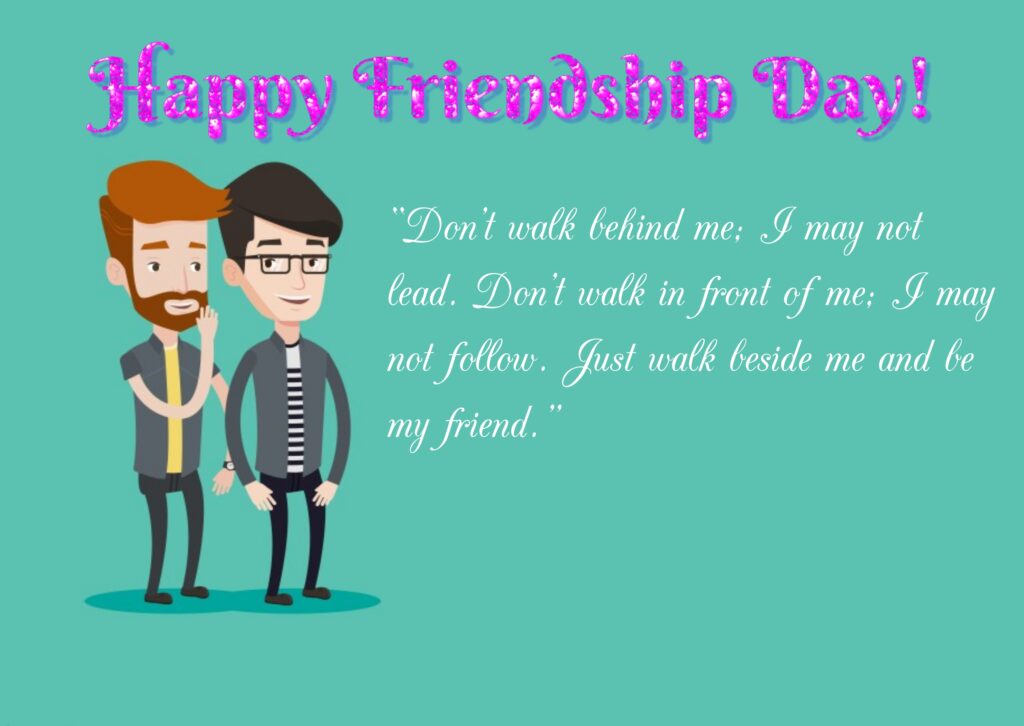 Two friends whispering with each other, Friendship quotes | Happy Friendships Day.
