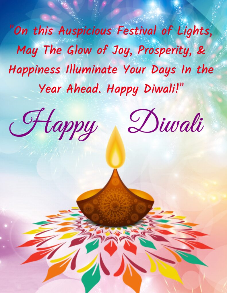 Copper lamp on rangoli, Happy Diwali | Diwali Wishes.