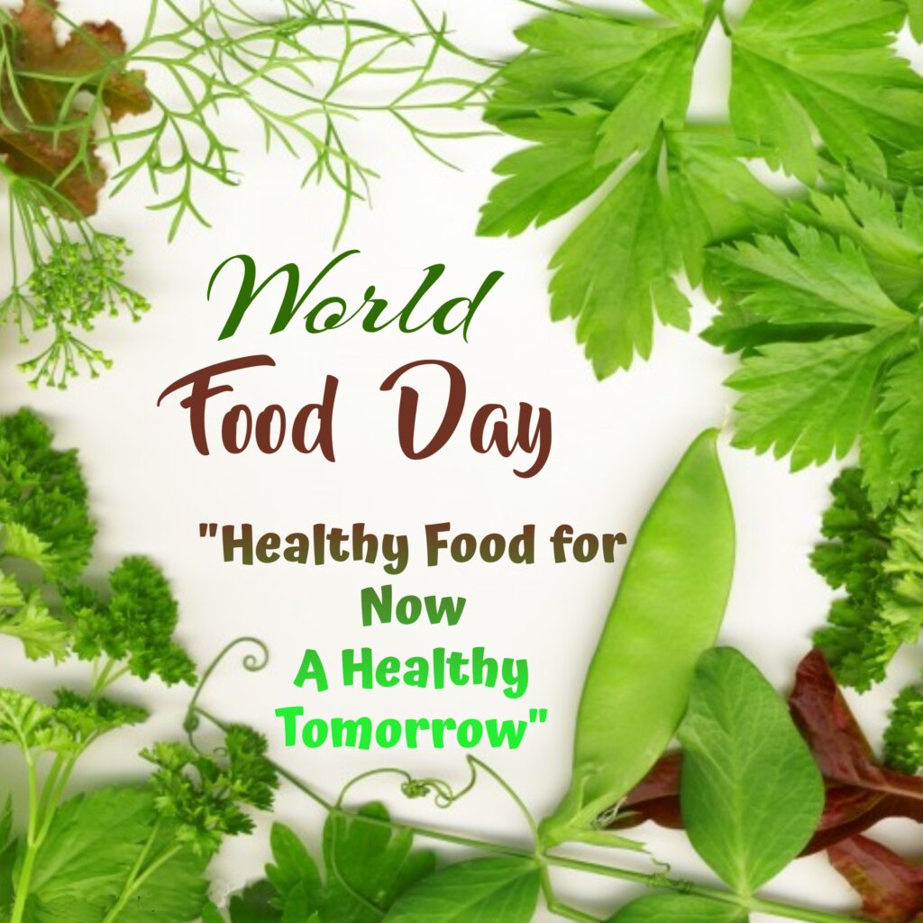 Green vegetables spread on table, World food day | Quotes about Food.