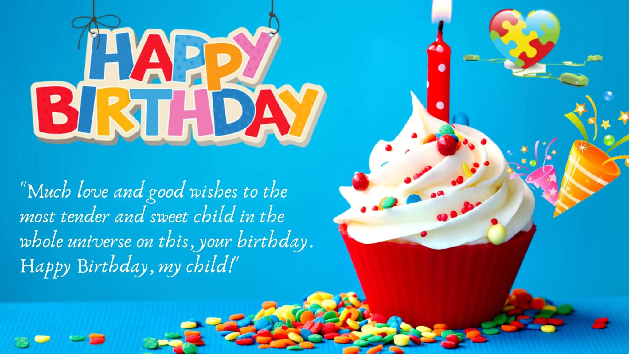 Birthday wishes for kids with Special Needs, Autistic, Down Syndrome ...