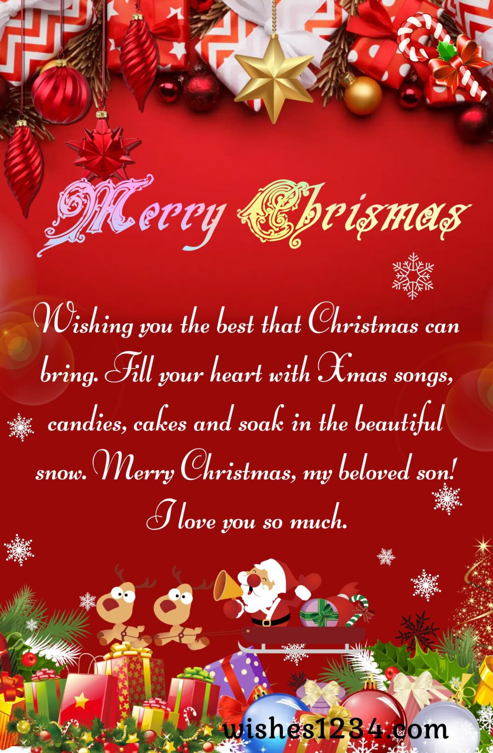 Merry Christmas Wishes, Messages and Greetings with Images