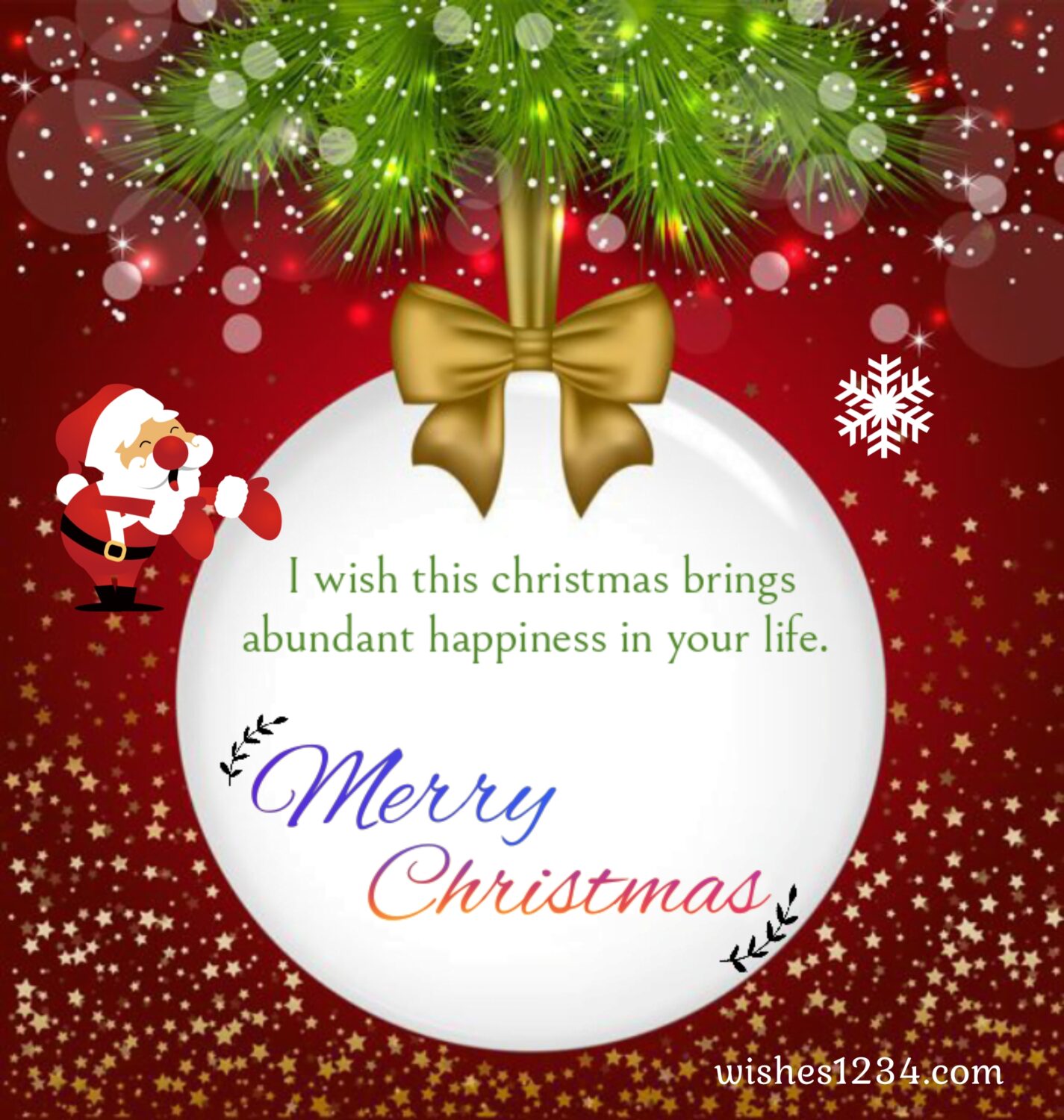 Christmas greetings on decoration, Merry Christmas Quotes & short wishes.