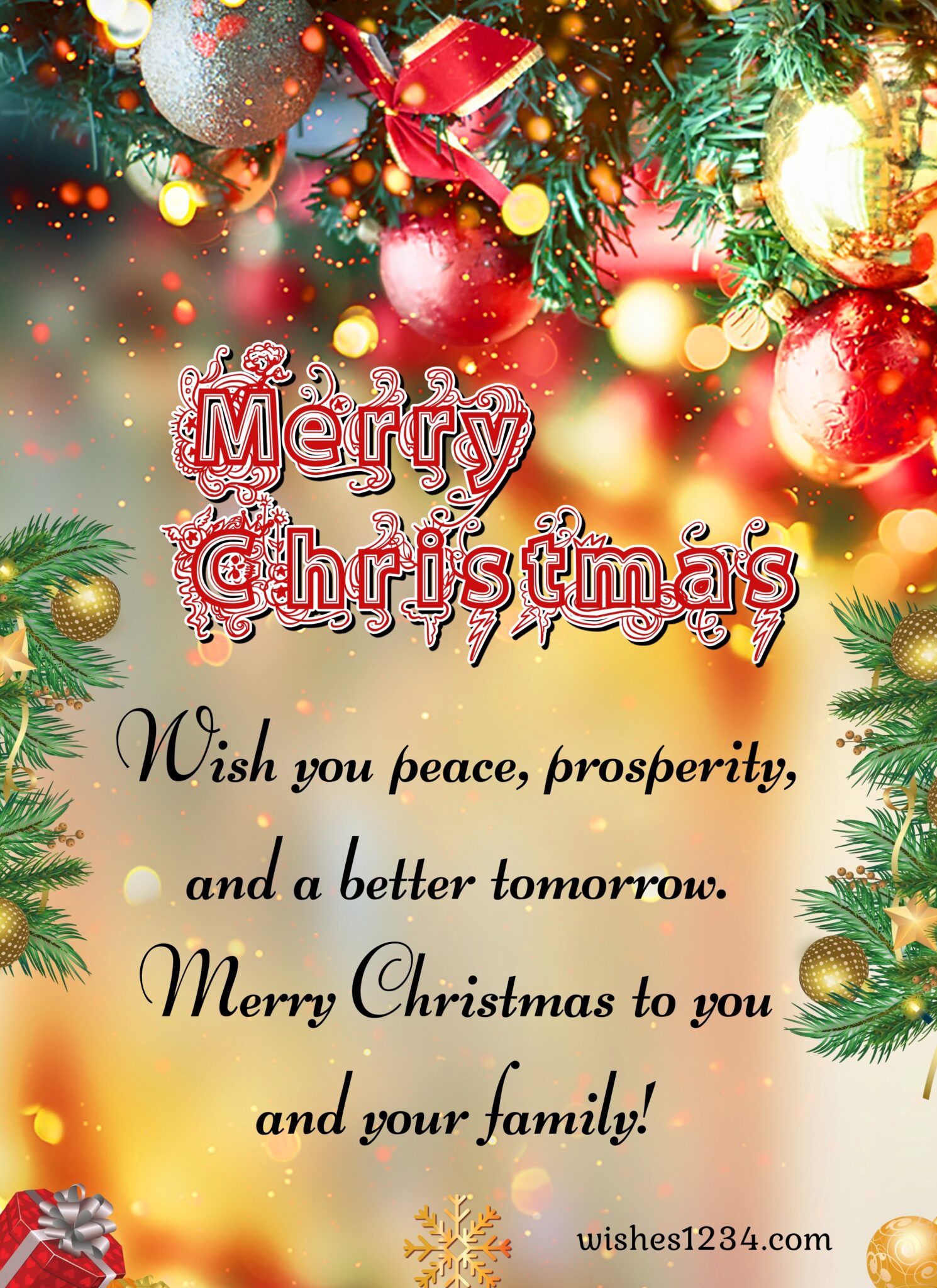 Merry Christmas Wishes, Messages and Greetings with Images