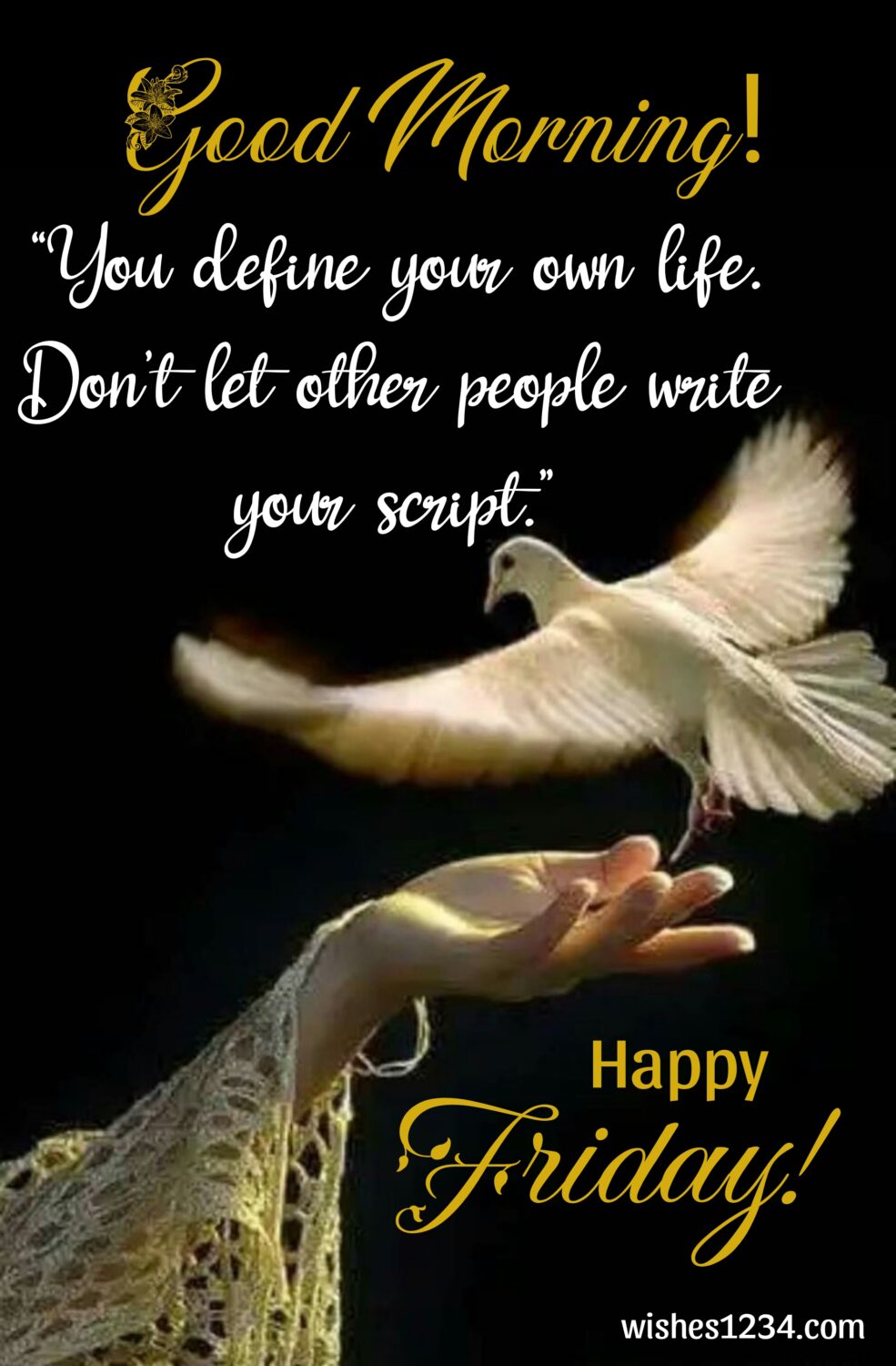 woman flying White pigeon, Quotes about Friday | Friday blessings.