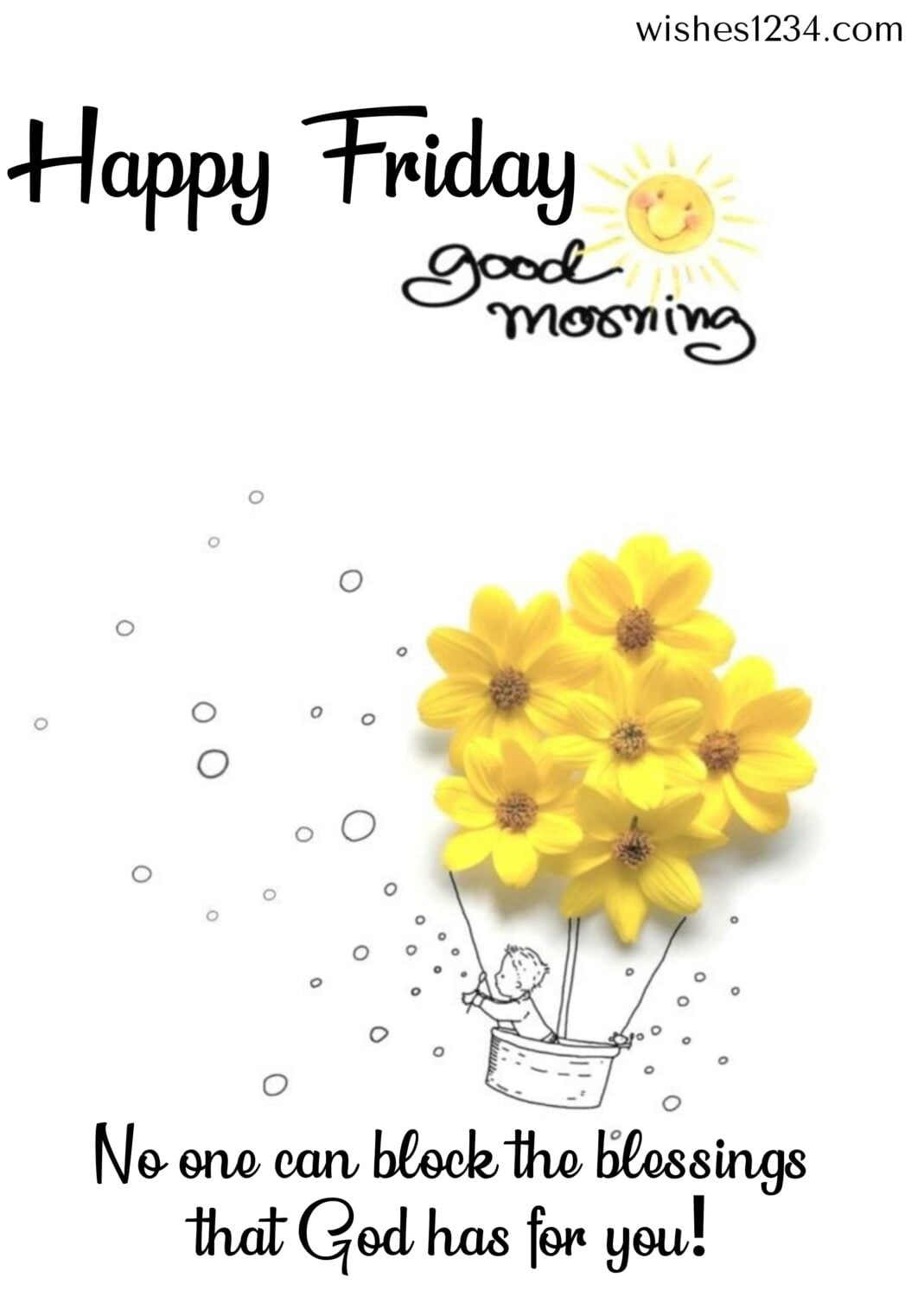 6 Yellow daisy flowers, Quotes about Friday | Friday blessings.