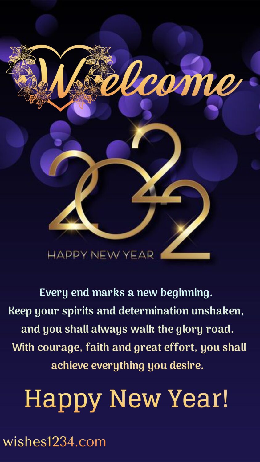 Blue background wallpaper, Happy new year wishes | Happy new year quotes