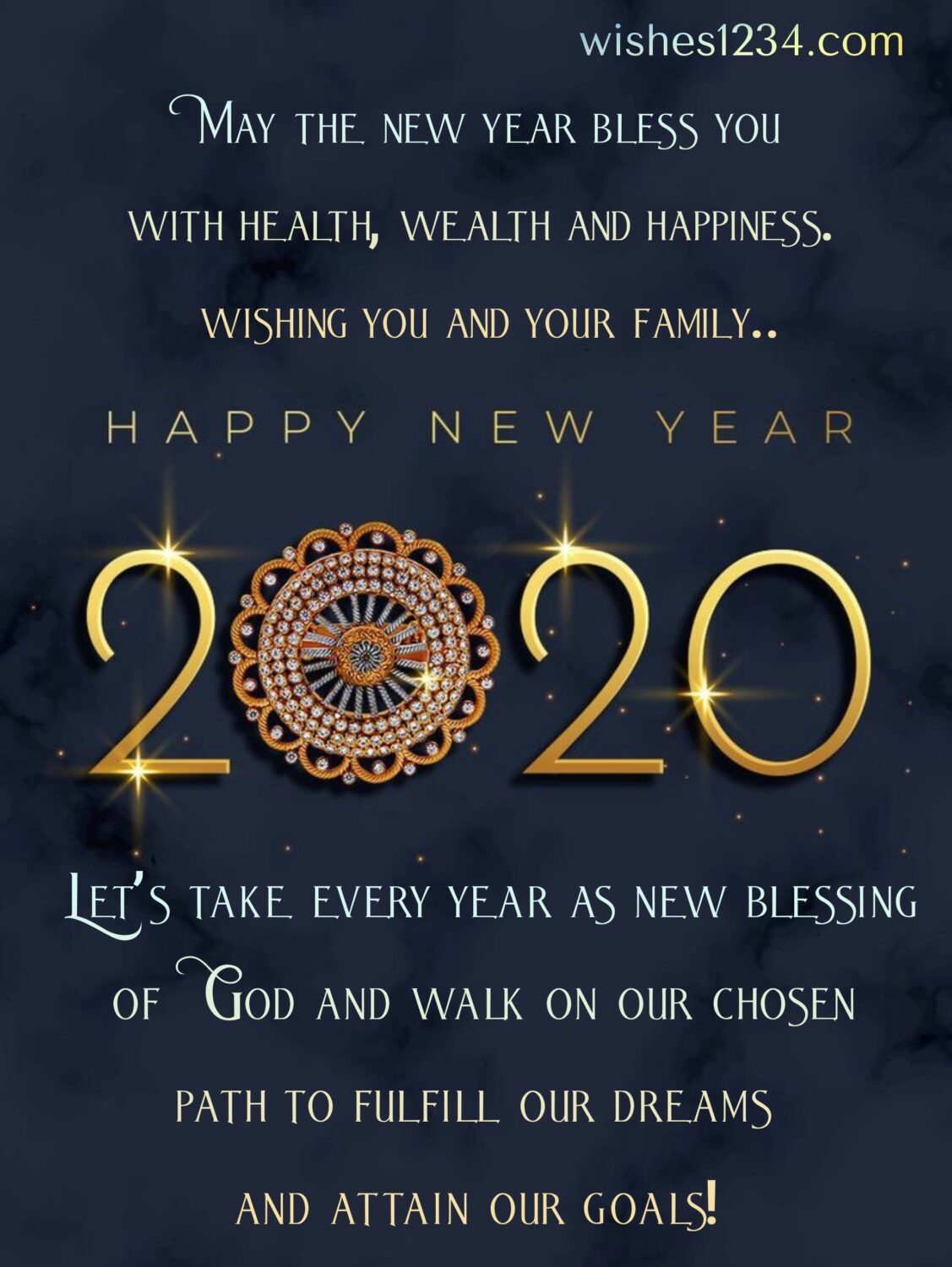 Navy blue background ,Happy new year wishes | Happy new year quotes