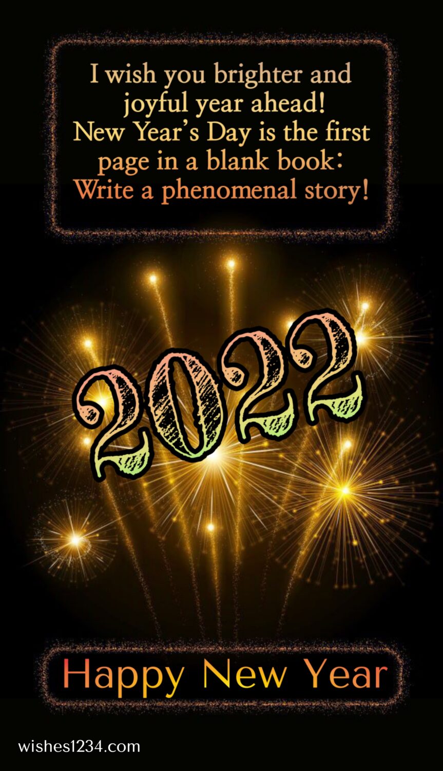 Dark brown background with lighting, Happy new year wishes | Happy new year quotes