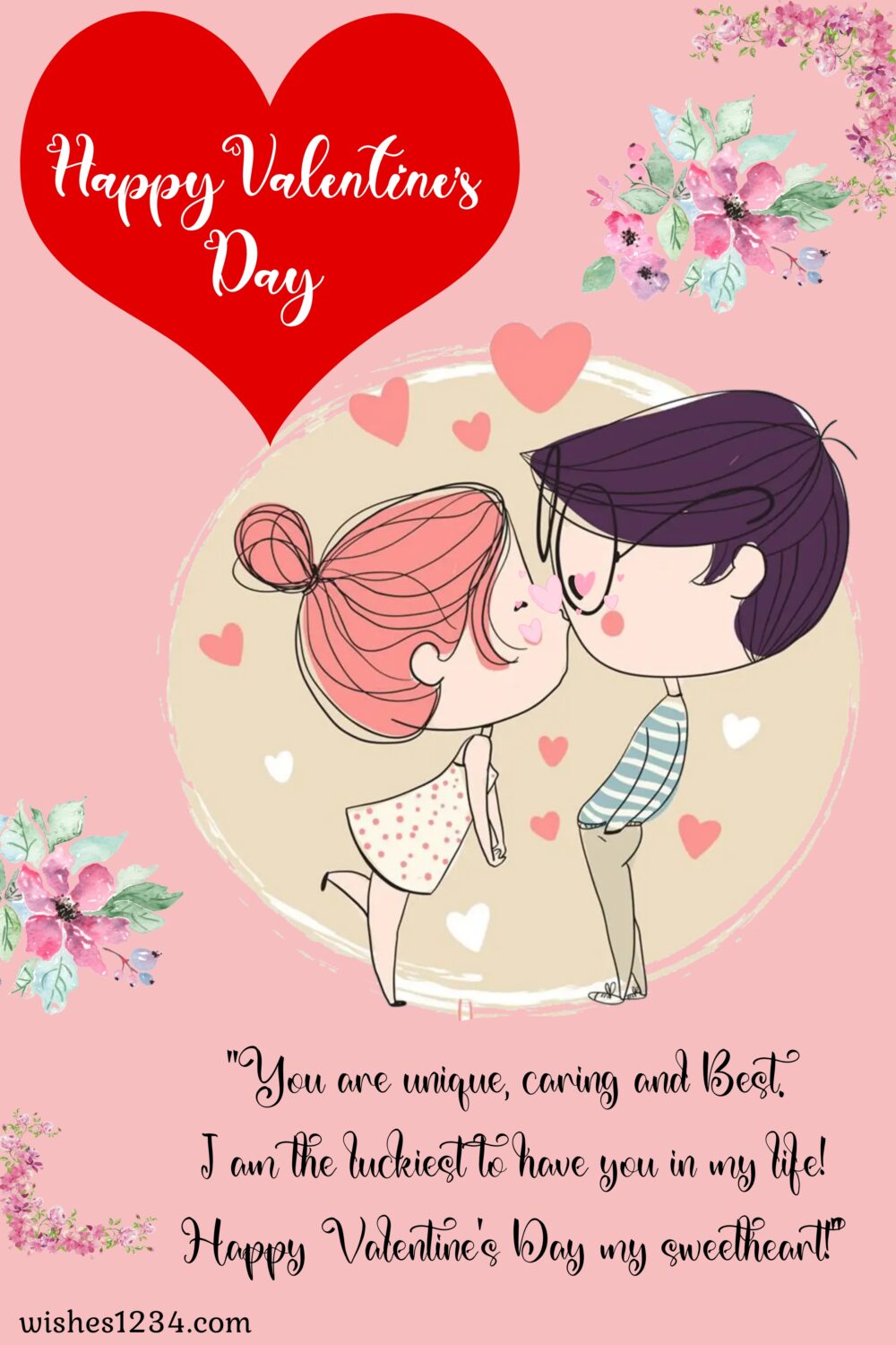 Girl Kissing boy, Valentine's Day | Valentine quotes.
