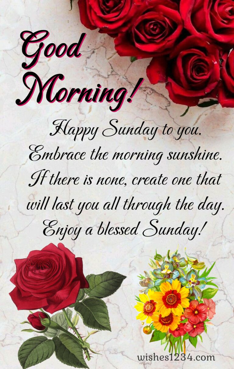 200 Happy Sunday Sunday Blessings Quotes Images wishes