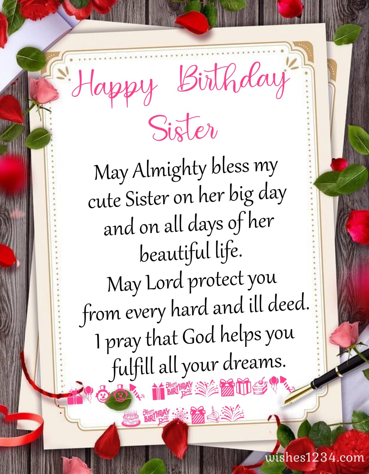 120+ Birthday Wishes for Sister | Birthday wishes for elder Sister