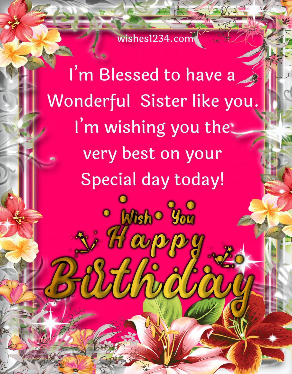 120+ Birthday Wishes for Sister | Birthday wishes for elder Sister