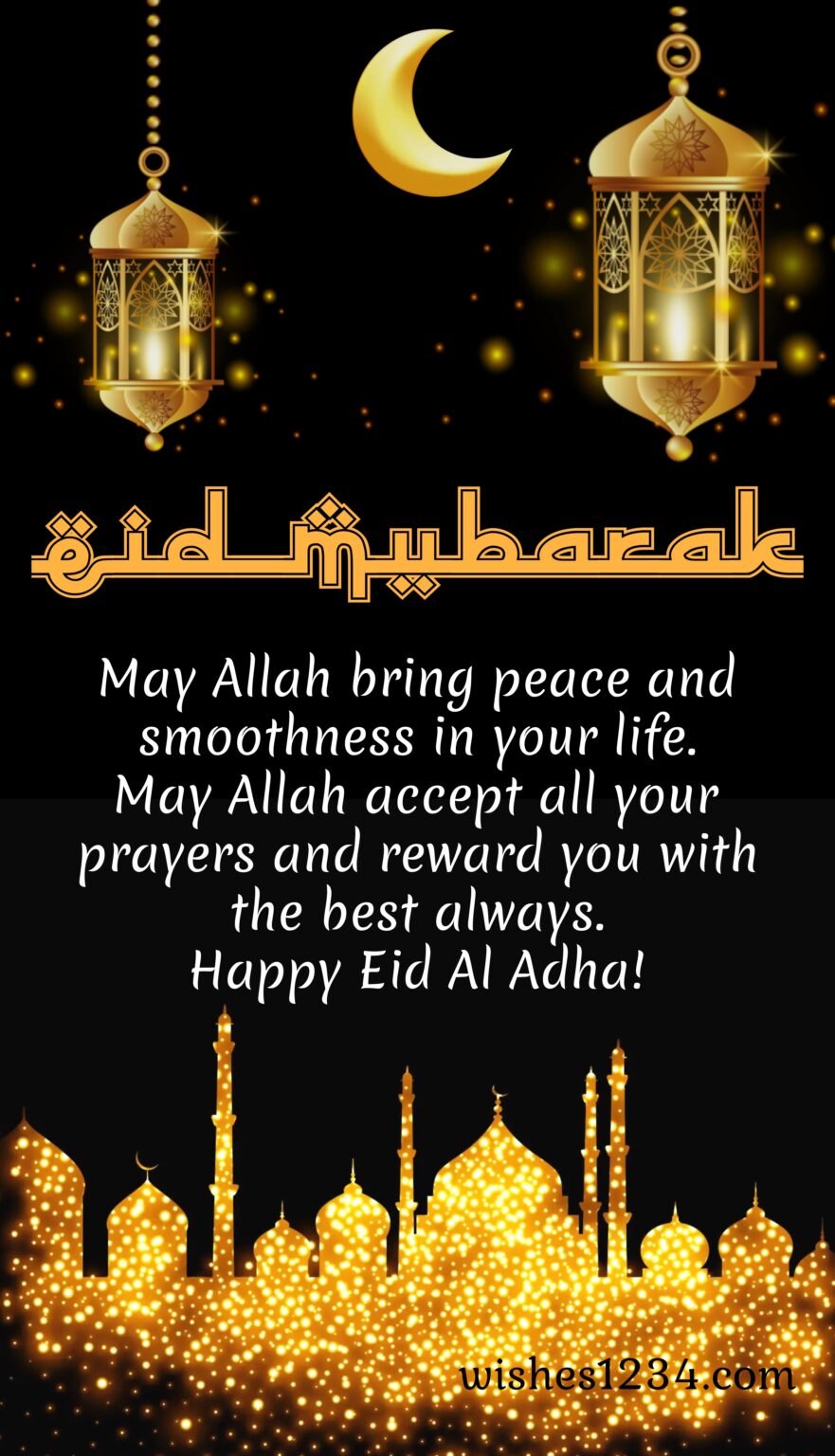 Happy Eid Al Adha Bakrid wishes images to share with loved ones this Bakrid