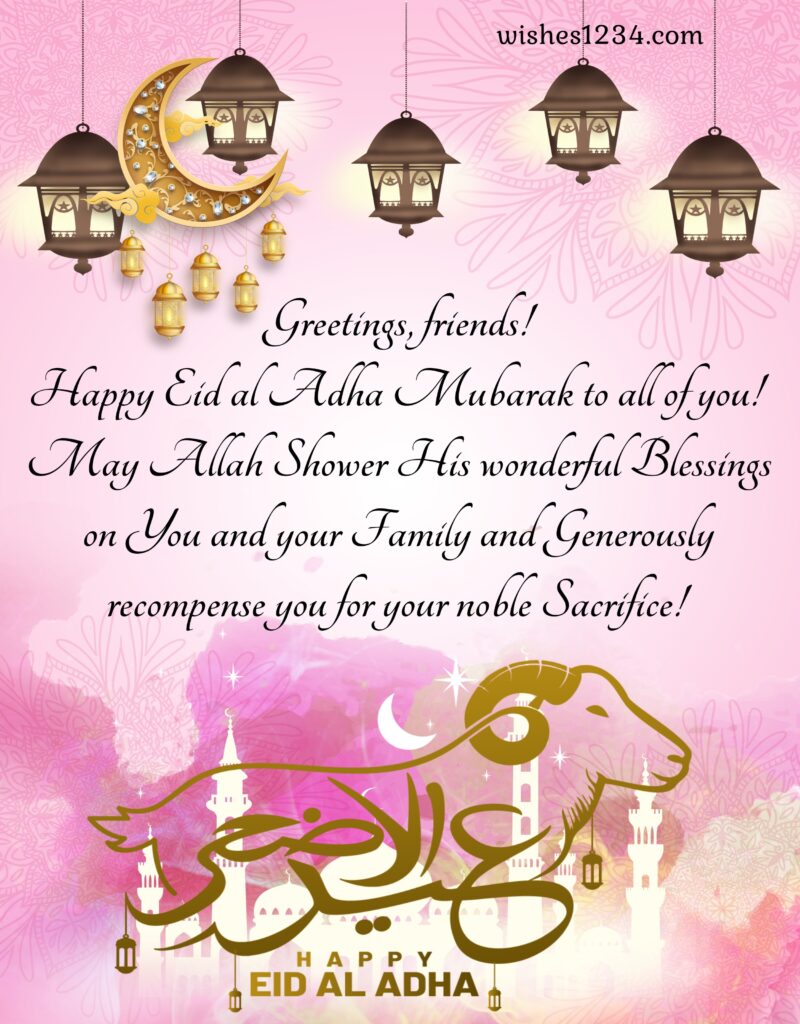 Happy Eid ul adha mubarak image.