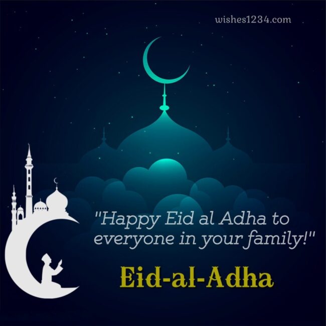 Happy Eid Al Adha Bakrid wishes images to share with loved ones this Bakrid