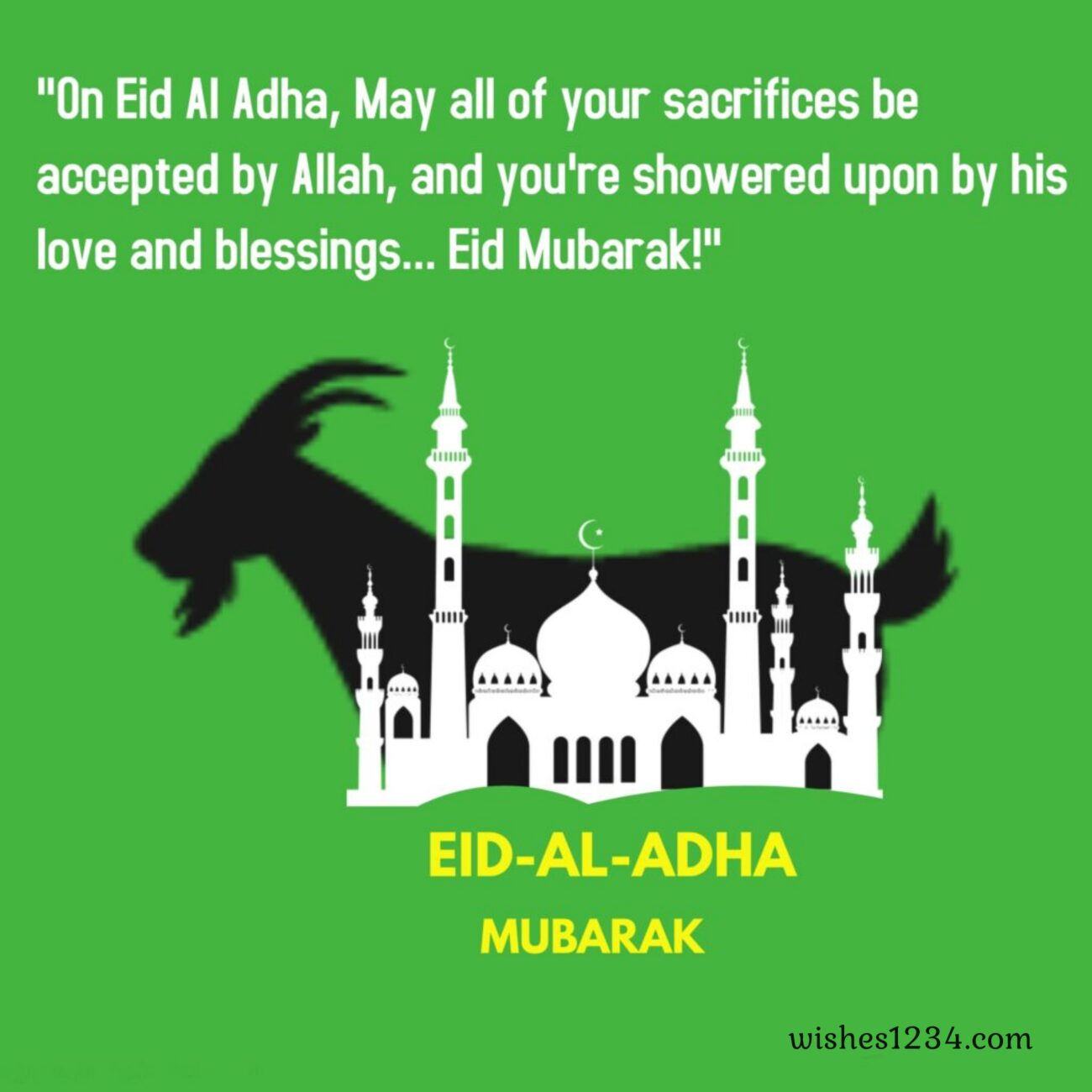 Happy Eid Al Adha Bakrid wishes images to share with loved ones this Bakrid