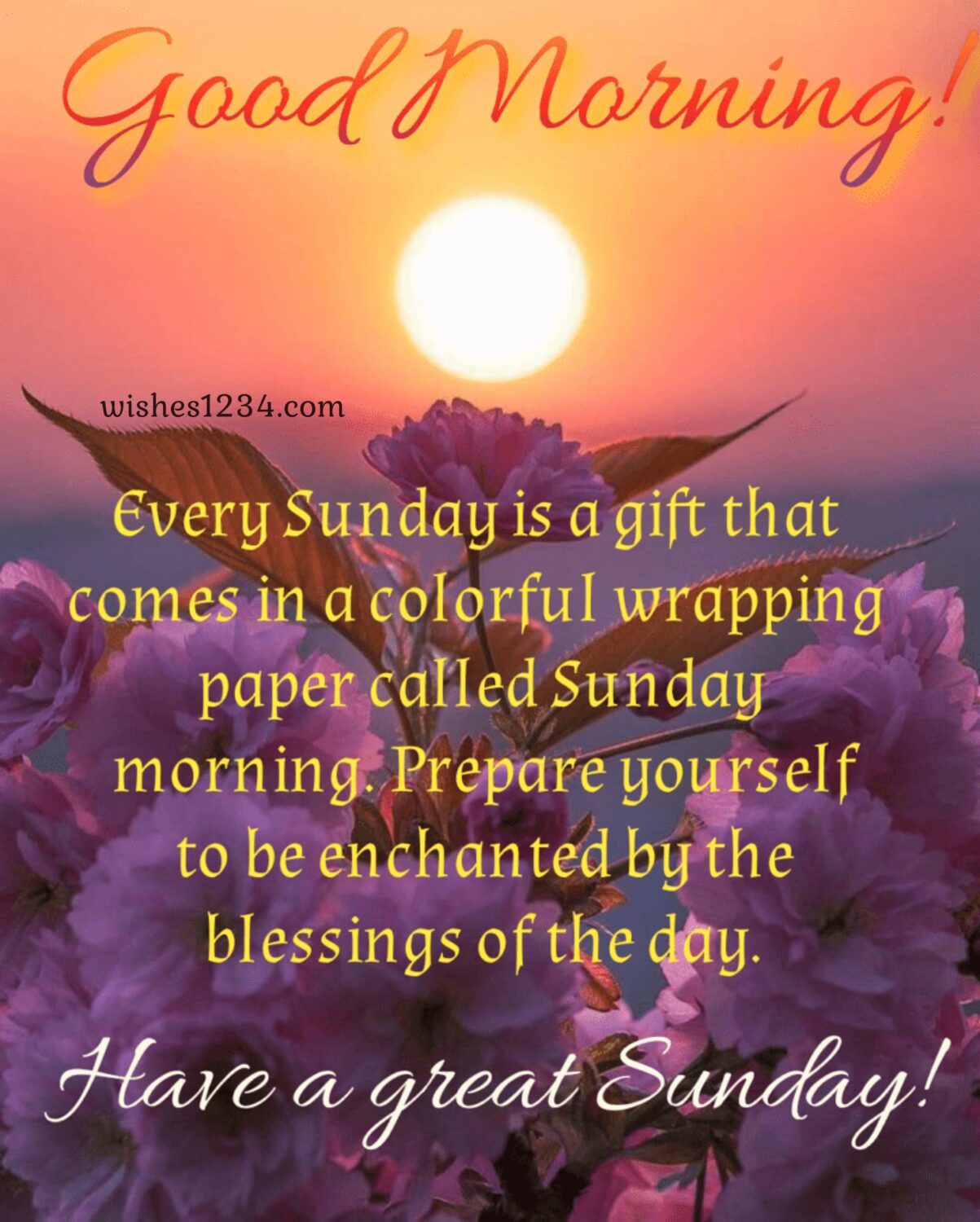 Flowers with sun rising, Sunday blessings, Cup of Latte coffee, Sunday Quotes image, Good Morning Sunday blessings.