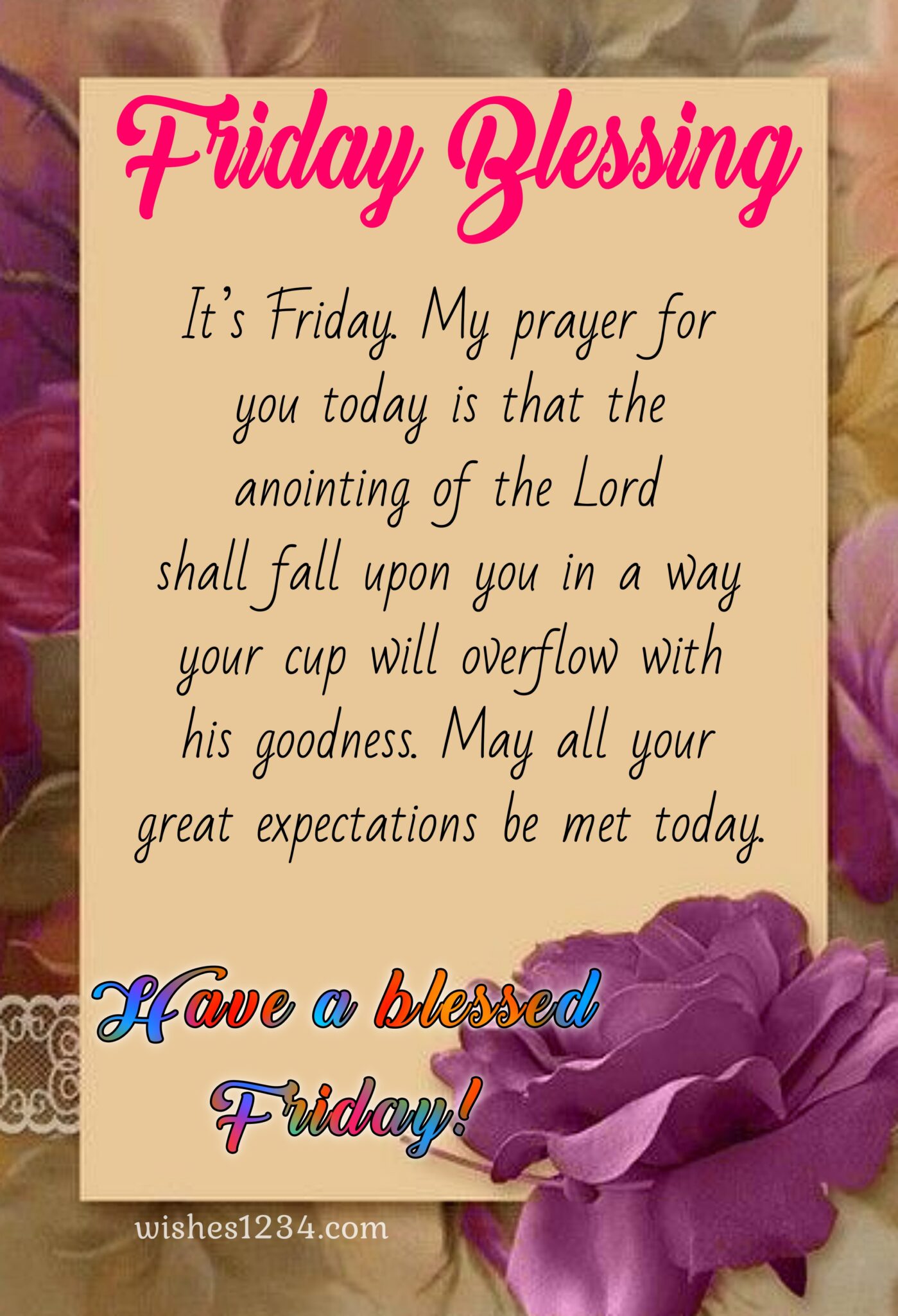 Friday Prayer | Friday Positive quote | Friday blessings and prayers