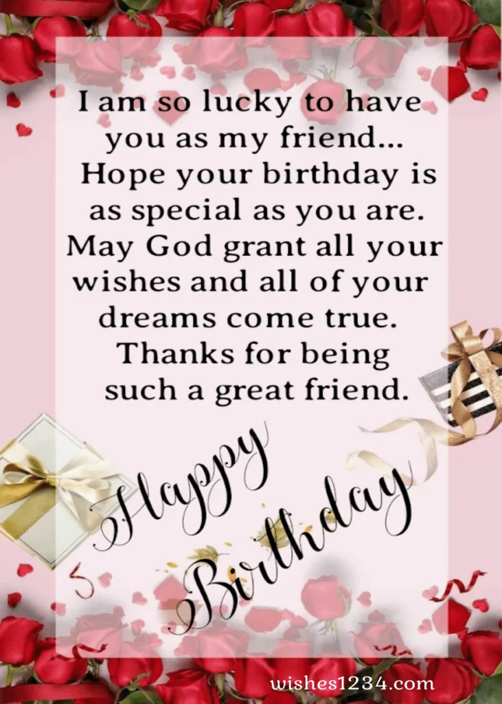 Happy Birthday Message To My Girl Best Friend