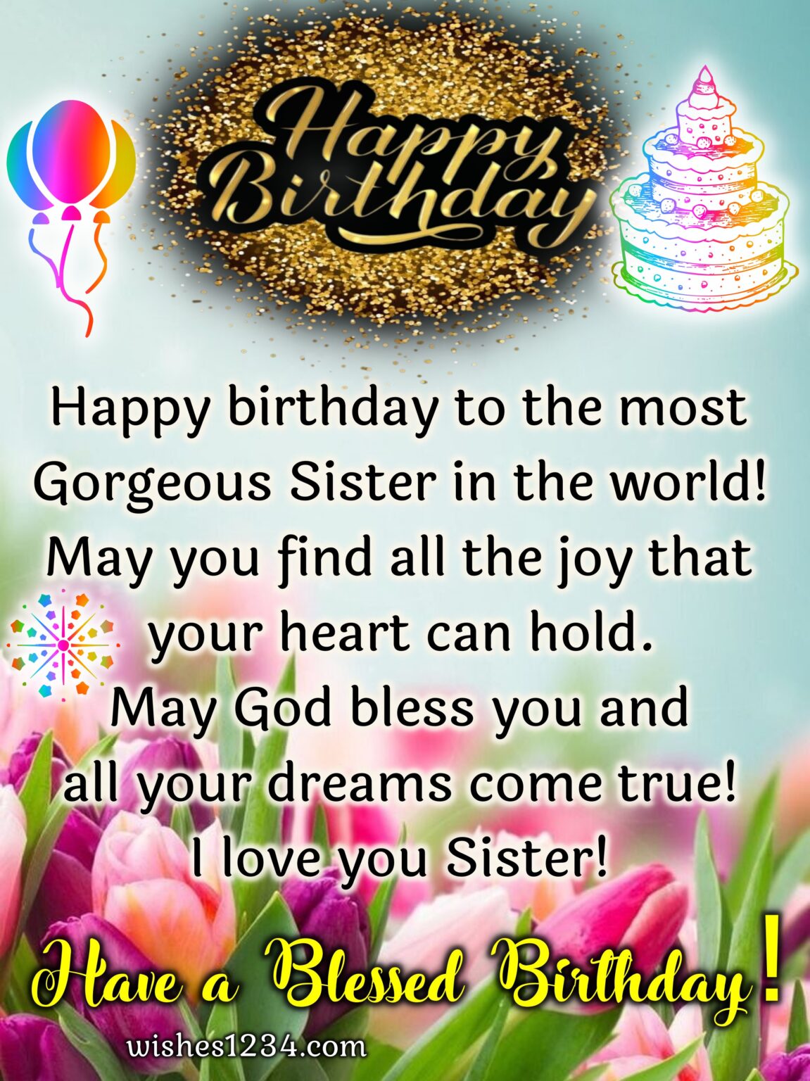 120+ Birthday Wishes for Sister | Birthday wishes for elder Sister