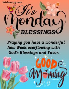 75+ Monday Blessings images