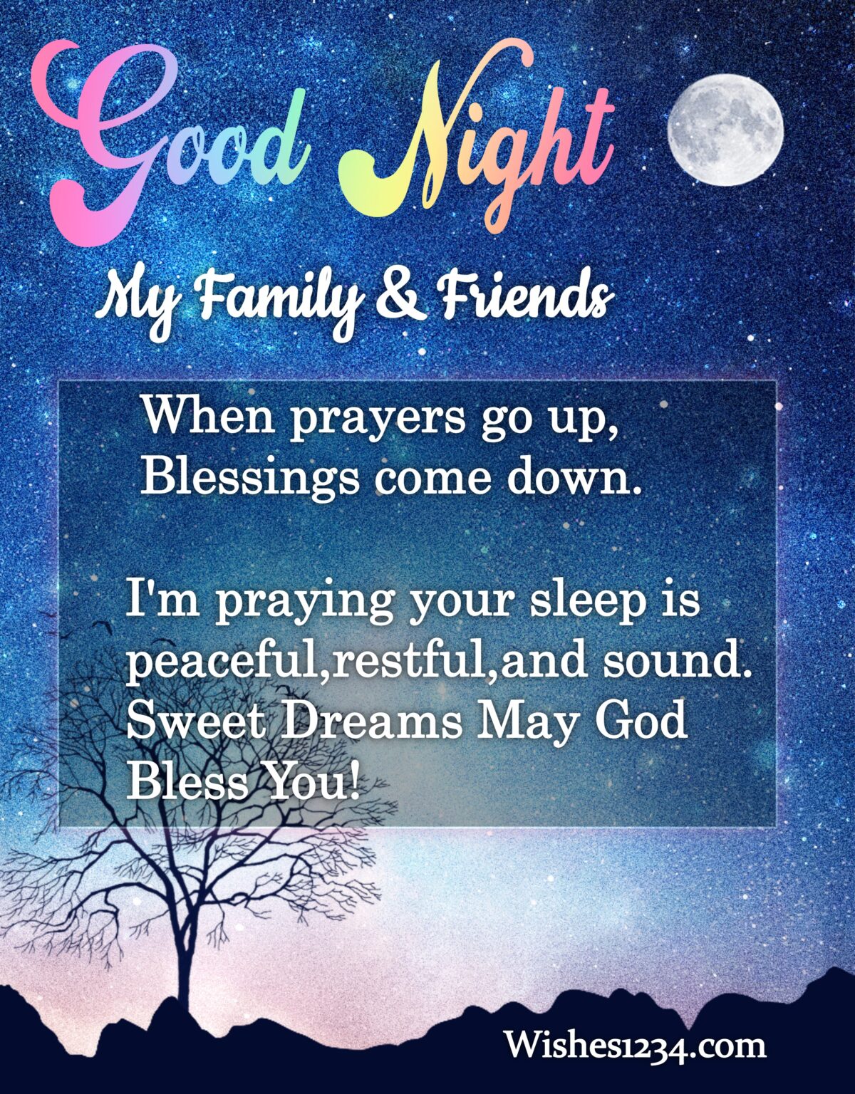 Good Night Images | Good Night Blessings - wishes1234