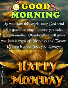 75+ Monday Blessings images