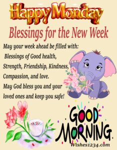 75+ Monday Blessings images