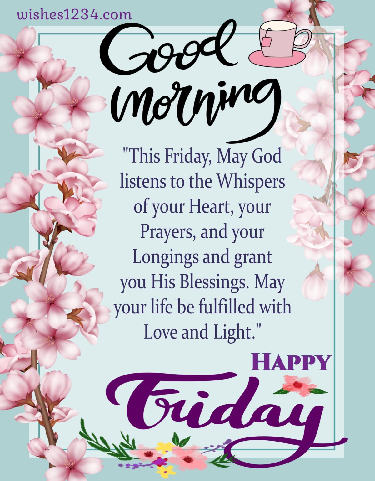 Good morning Friday Blessings Images and Quotes