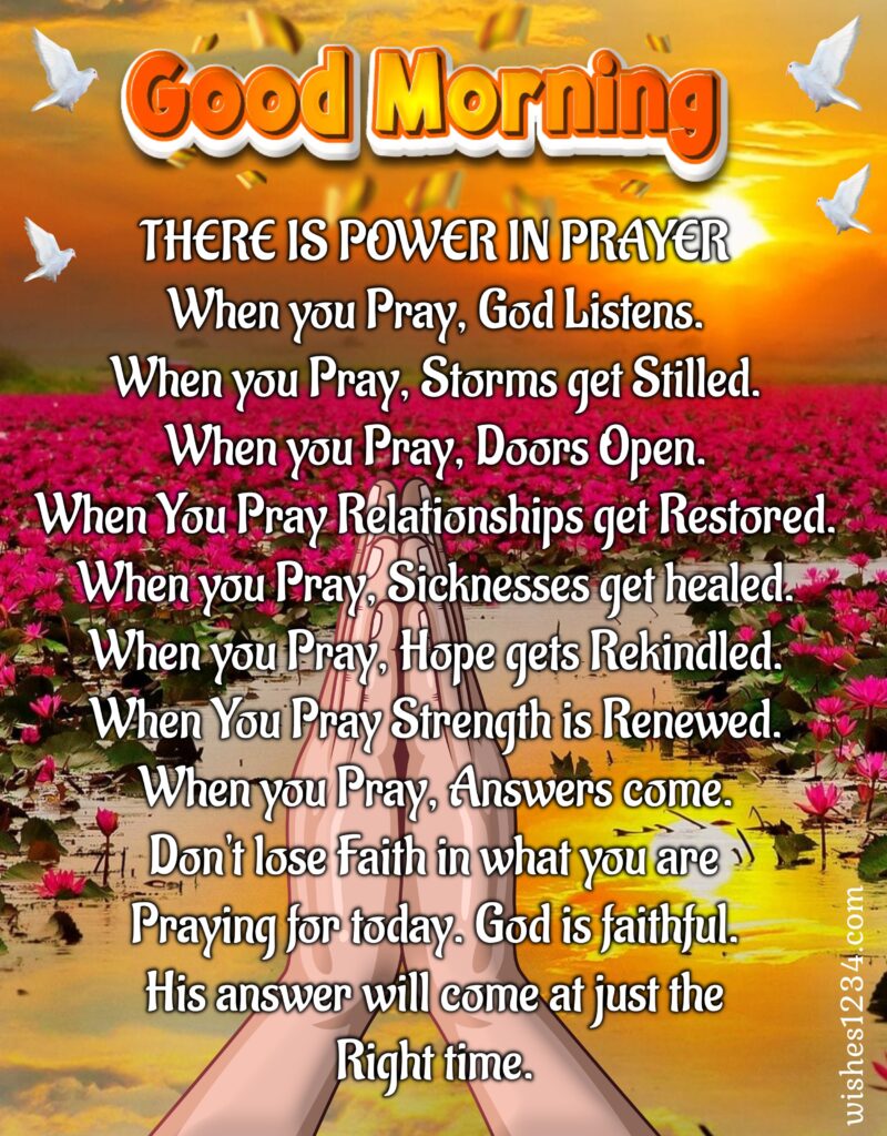 TGIF Best Quotes with Praying hand with beautiful prayer.