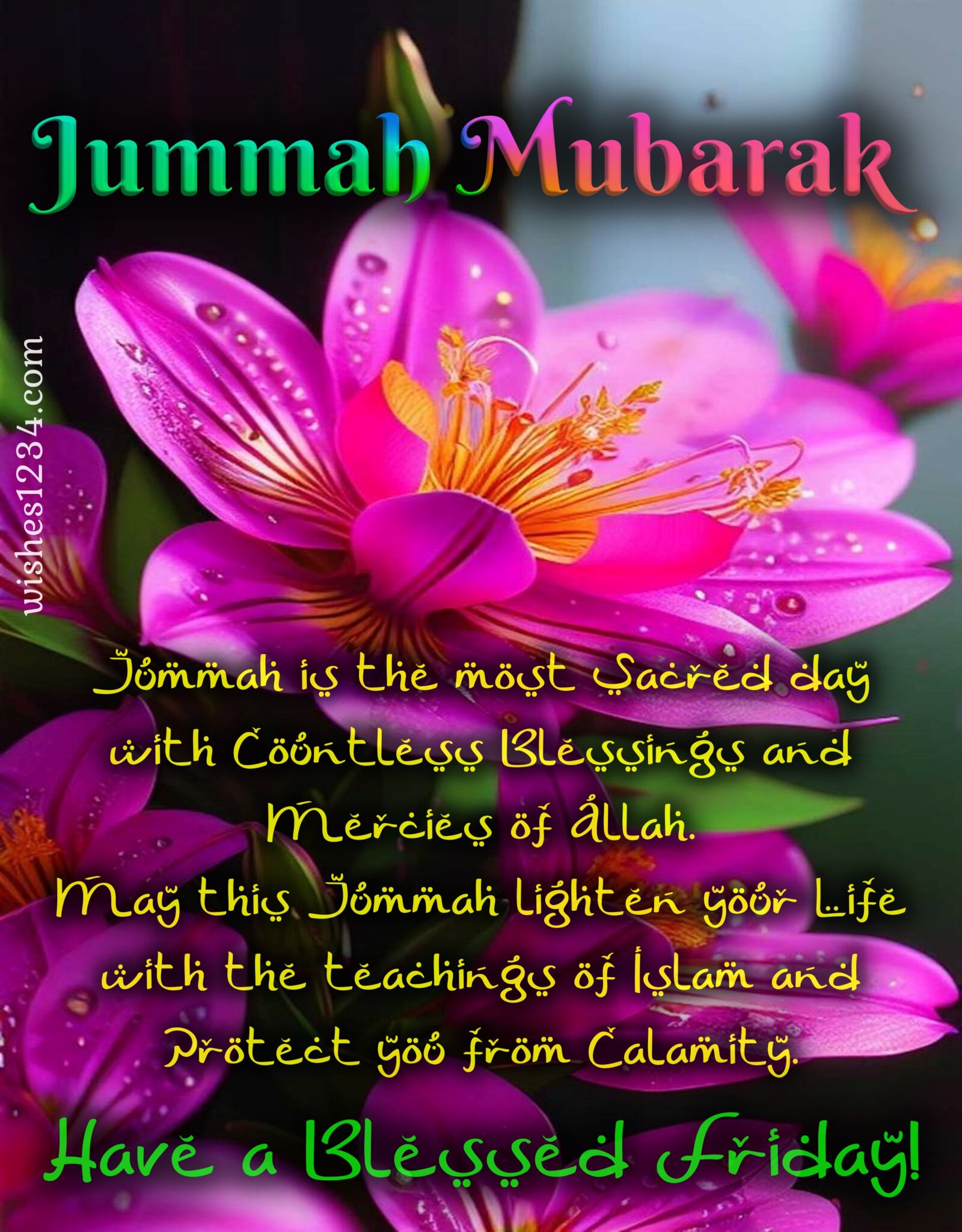 80+ Beautiful Jumma Mubarak Images With Quotes & Wishes