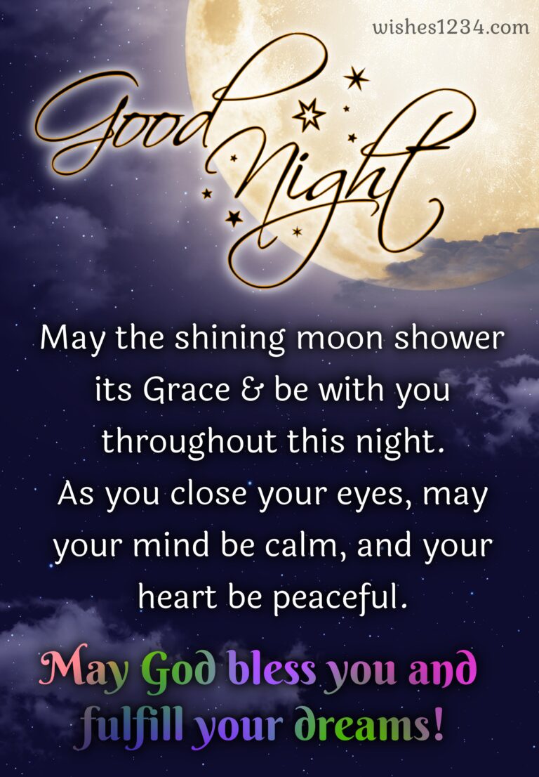 Good Night Wishes, Quotes, Messages, and Blessings