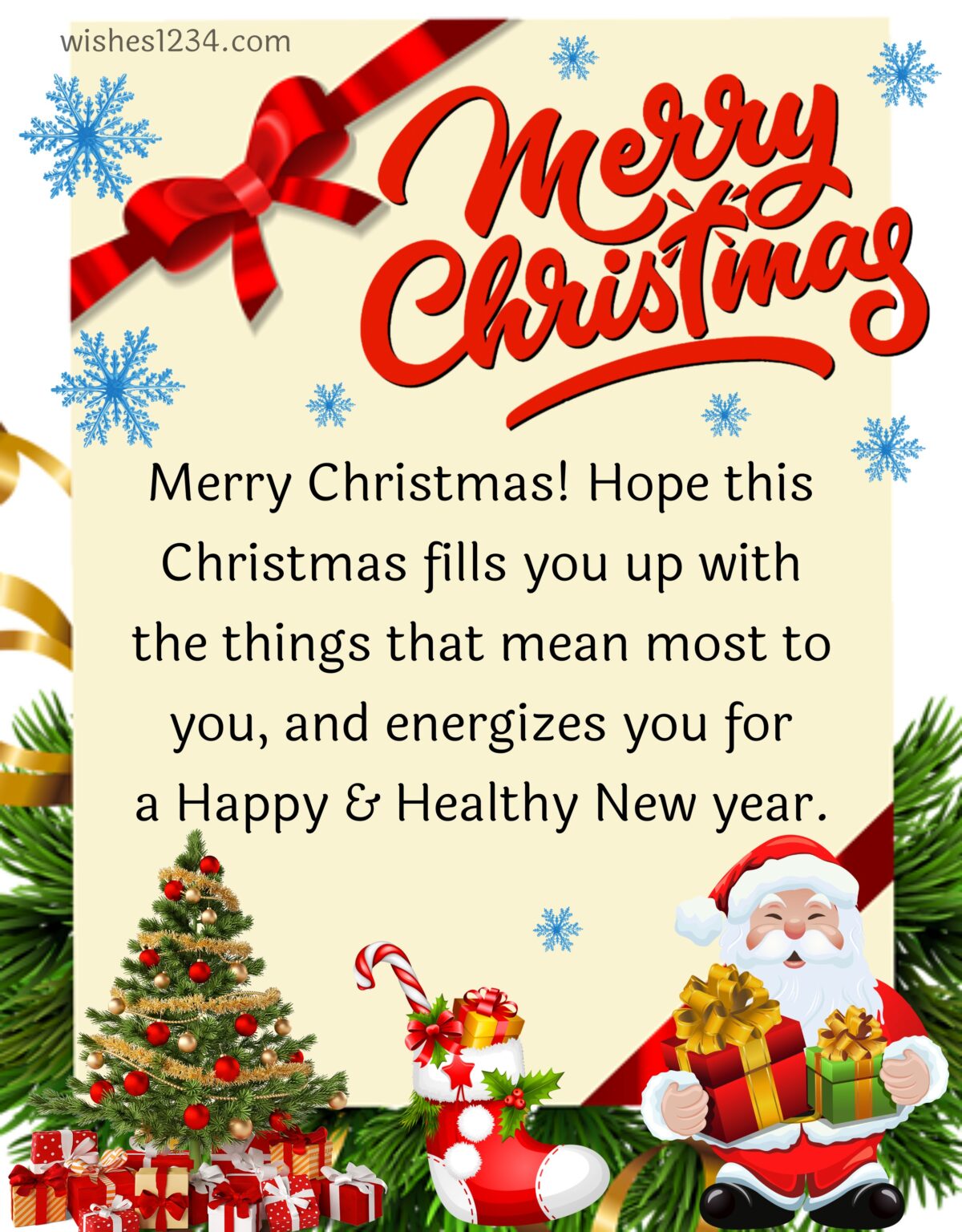 100+ Merry Christmas wishes with beautiful images