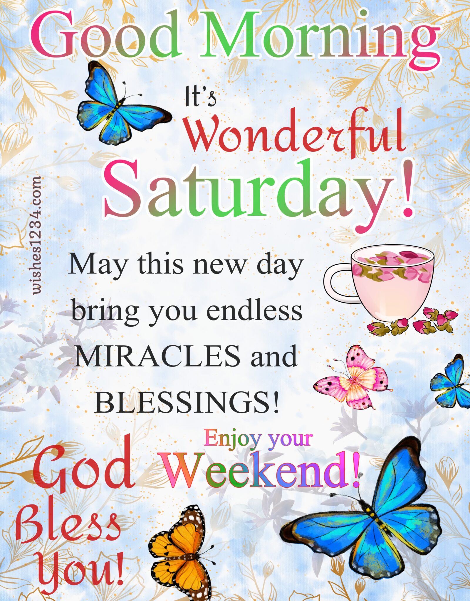 Good Morning Saturday Wishes and Blessings with Images