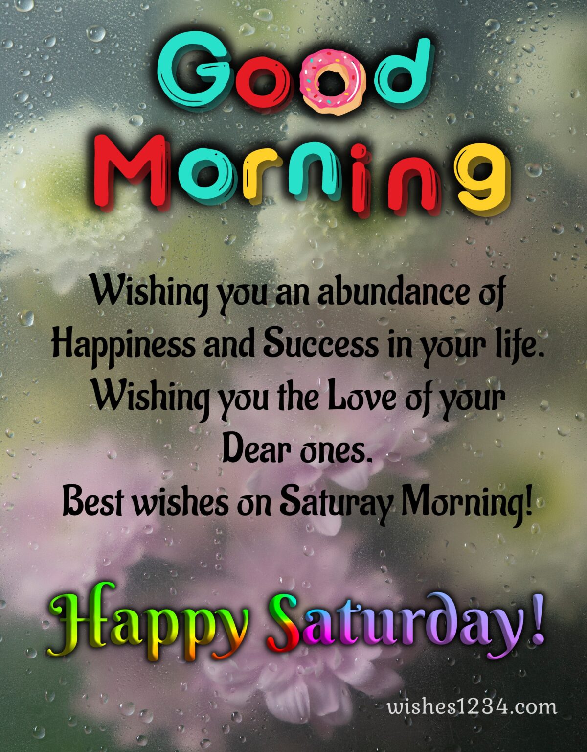 Good Morning Saturday Wishes and Blessings with Images