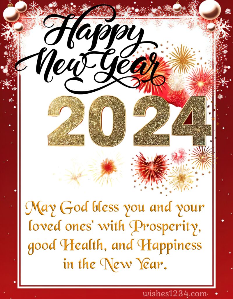 Happy New Year wishes 2024.