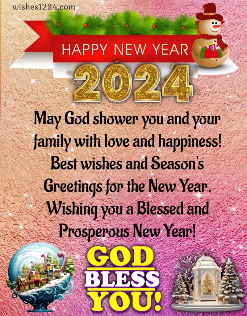 Happy new year prayers.