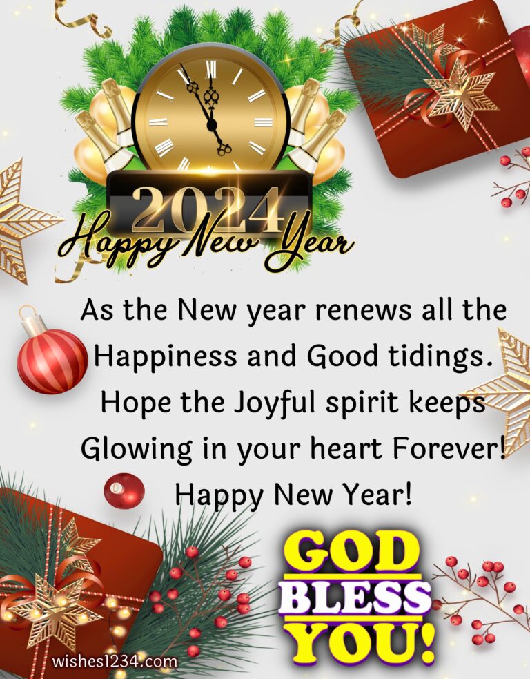 80+ Happy New Year 2024 Wishes and Images