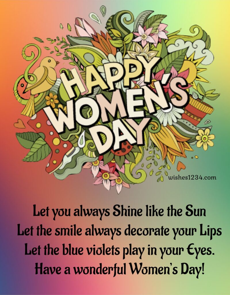 Happy Womens day Poem.